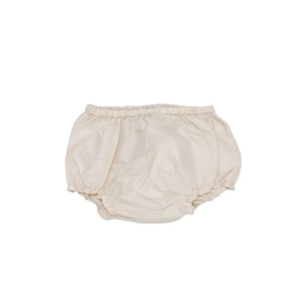 Bonpoint Girls Silk Rouched Bloomers Pink Size 12 Months